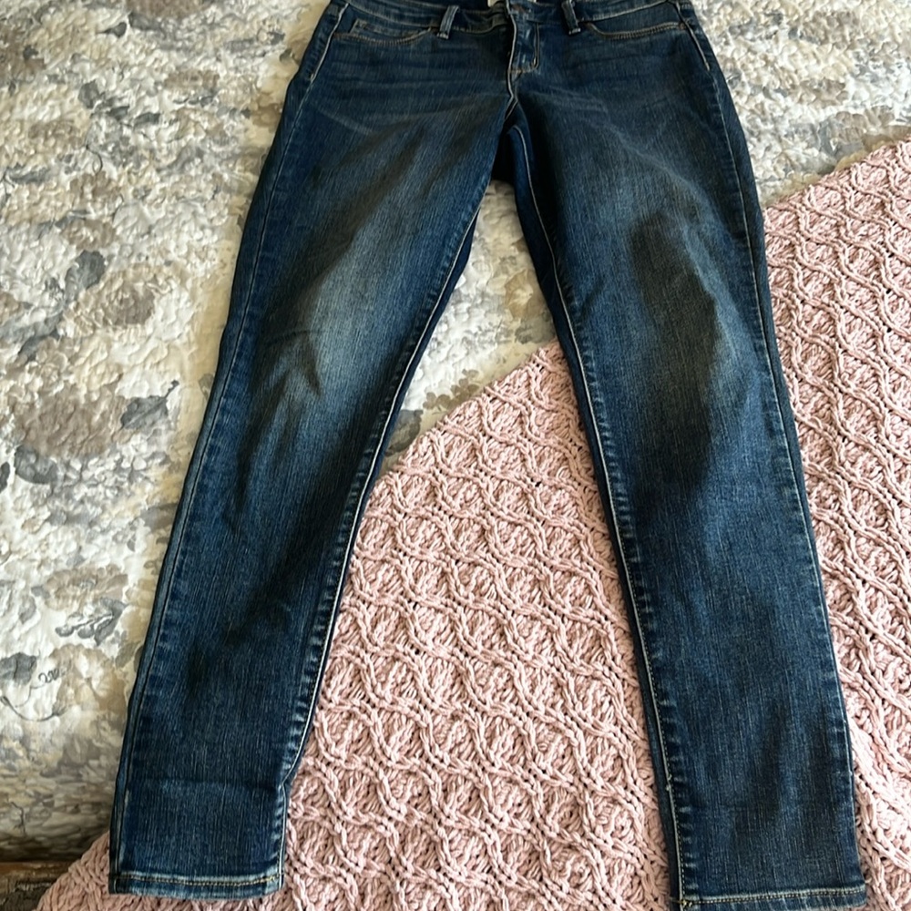 blue denim women’s jessica simpson skinny jeans like new never worn size 8/29